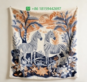 Hermes Throw Blankets